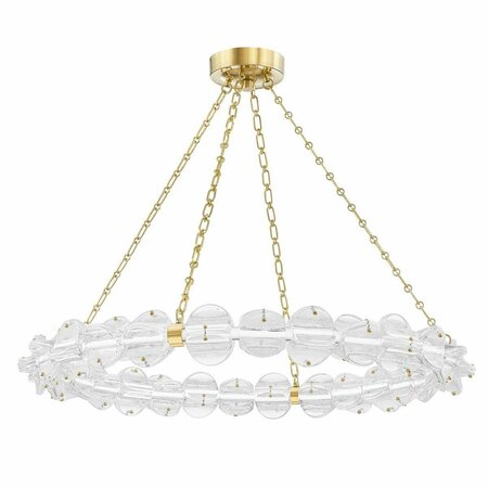 HUDSON VALLEY small Led Chandelier 1938-AGB